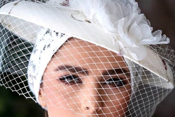 عکس کلاه حجاب عروس