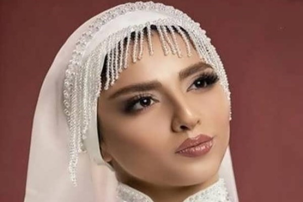 نمونه توربان حجاب عروس