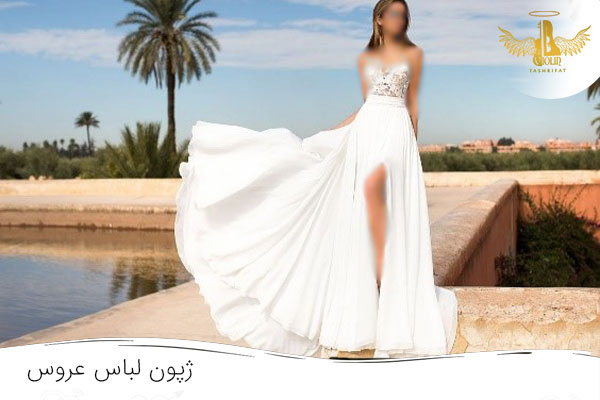 نمونه لباس عروس ژپون دار