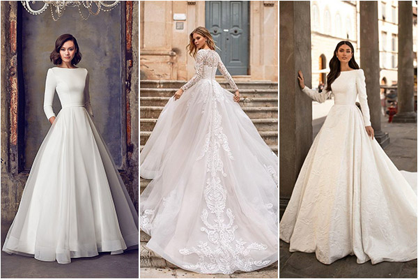 لباس عروس رنگی و سفید