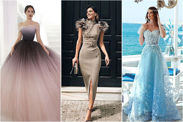 چه رنگ‌هایی مناسب لباس عروس رنگی است؟