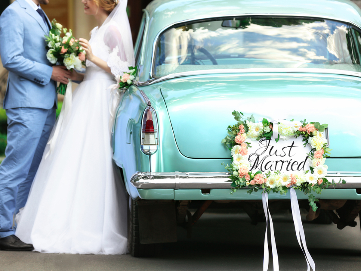ست دست گل عروس و ماشین عروس