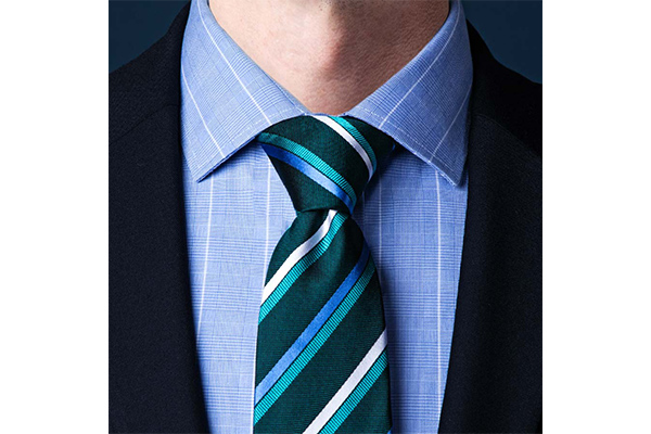 کراوات راه راه خال خال پشمی